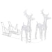 Reindeers & Sleigh Christmas Decoration 320 Leds Acrylic