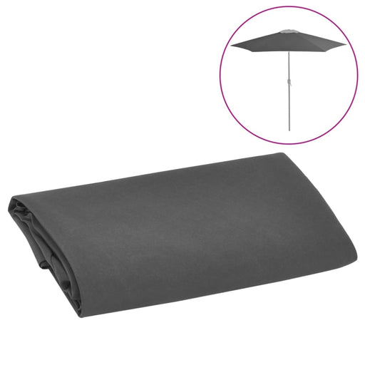Replacement Fabric for Outdoor Parasol Anthracite 300 Cm