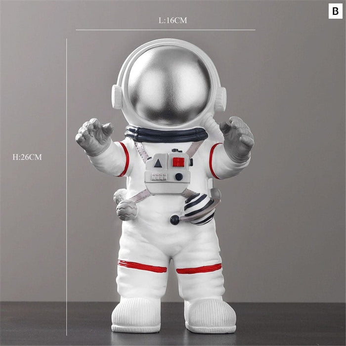 Resin Astronaut Statue Home Decor Figurines Sculpture Room