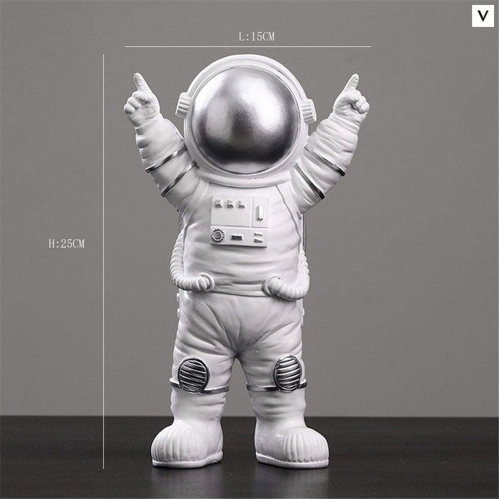 Resin Astronaut Statue Home Decor Figurines Sculpture Room
