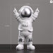 Resin Astronaut Statue Home Decor Figurines Sculpture Room
