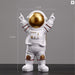 Resin Astronaut Statue Home Decor Figurines Sculpture Room