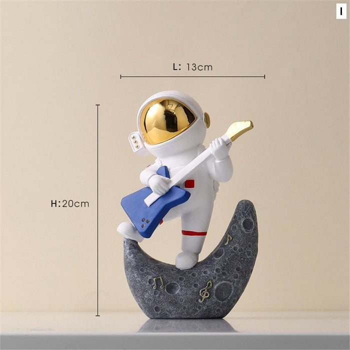 Resin Astronaut Statue Home Decor Figurines Sculpture Room