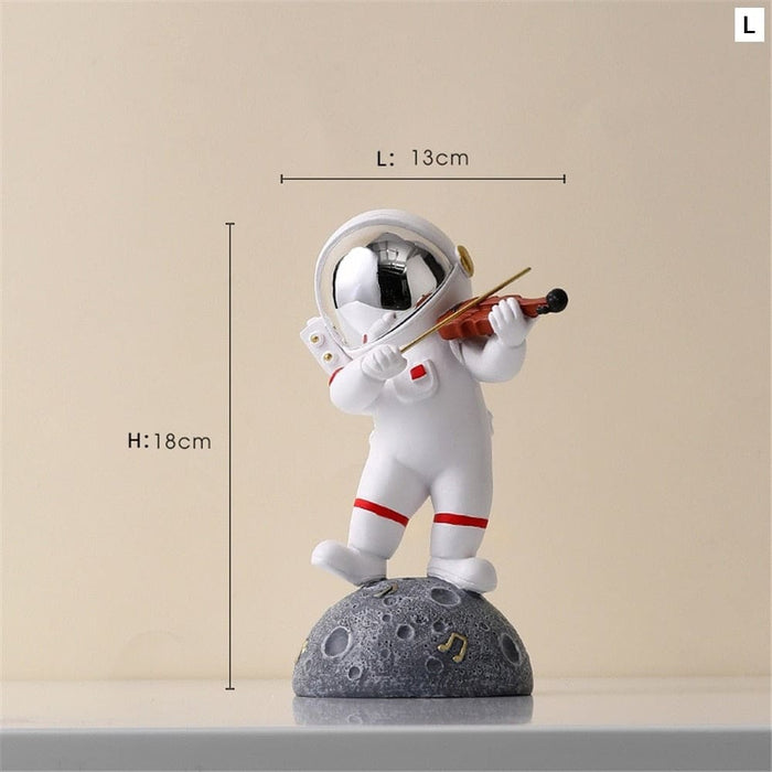 Resin Astronaut Statue Home Decor Figurines Sculpture Room