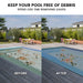 Uv-resistant Swimming Pool Leaf Net Cover 3 x 5m
