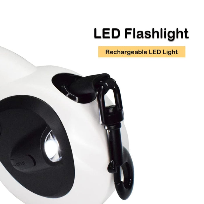 5m Retractable Led Flashlight Reflective no Tangle Dog