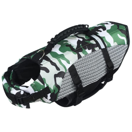 Ripstop Reflective Strip Pet Swimming Vest with High