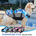 Ripstop Reflective Strip Pet Swimming Vest with High