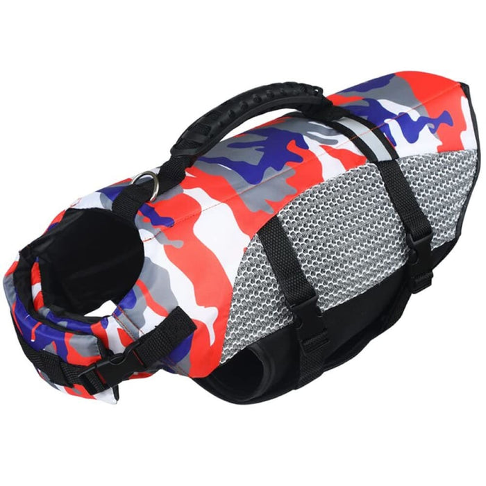 Ripstop Reflective Strip Pet Swimming Vest with High