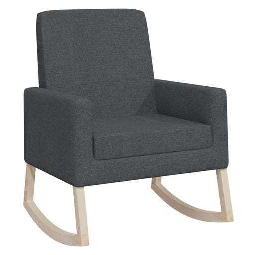 Rocking Chair Dark Grey Fabric Gl172916