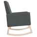 Rocking Chair Dark Grey Fabric Gl172916