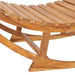 Rocking Sunlounger Solid Teak Wood Aktkb