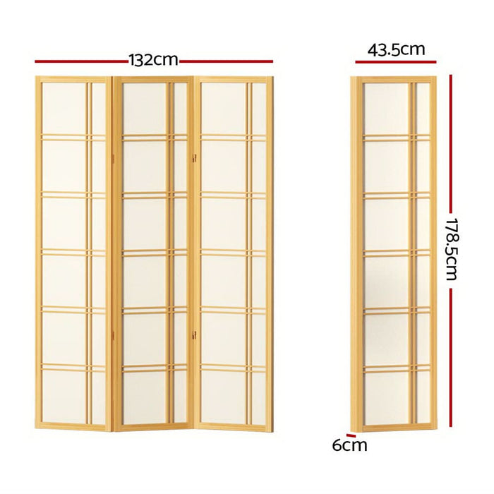 Room Divider Screen Privacy Wood Dividers Stand 3 Panel