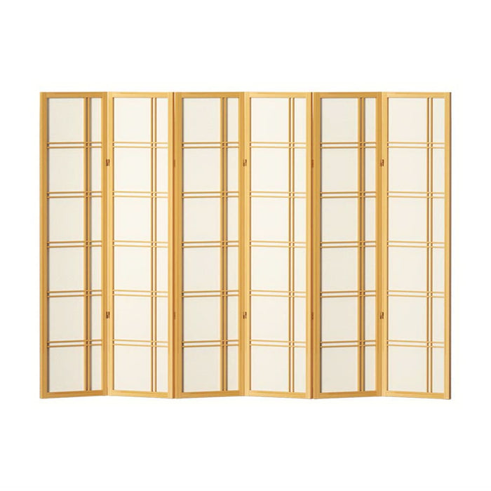 Room Divider Screen Privacy Wood Dividers Stand 6 Panel