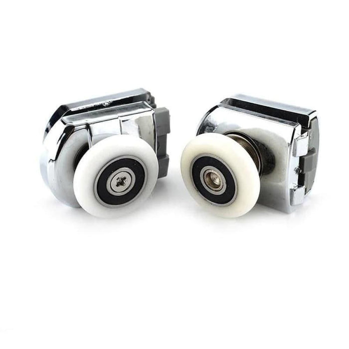 Runners Rubber Shower Wheels Stainless Steel Brass Pulleys