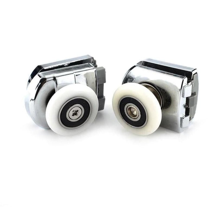 Runners Rubber Shower Wheels Stainless Steel Brass Pulleys