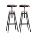 Goslash Picks 2x Rustic Industrial Bar Stool Kitchen