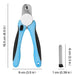 Safe Comfortable Pedicure Pet Nail Clipper With File