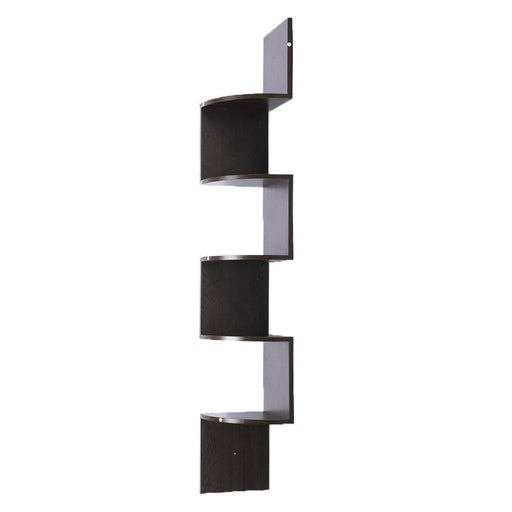 Sarantino 5-tier Corner Wall Shelf Display Storage Shelves