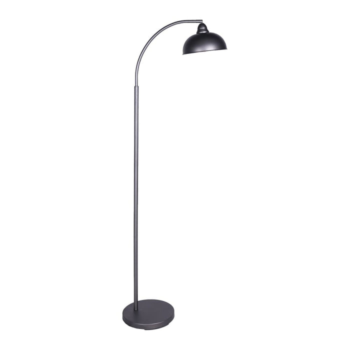 Sarantino Dark Grey Floor Lamp Industrial Chic Adjustable