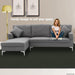 Sarantino Linen Corner Sofa Couch Lounge L - shape Right