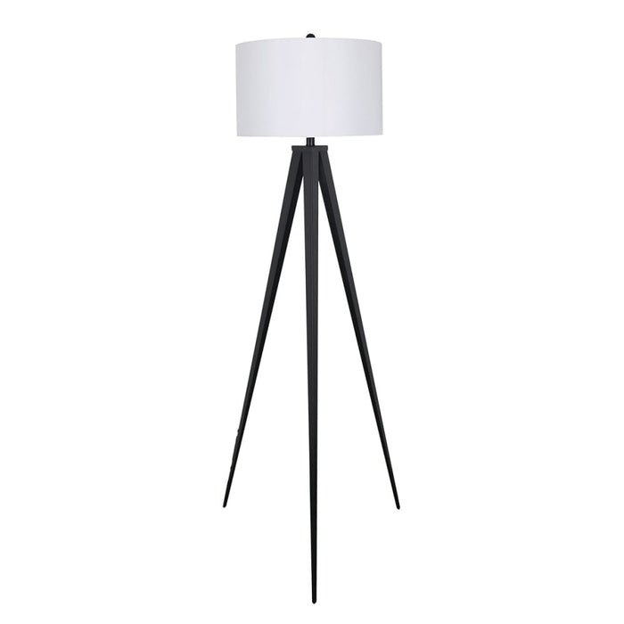 Sarantino Minimalist Modern Tripod Floor Lamp Black