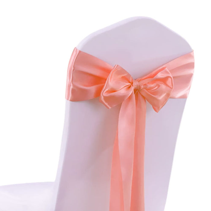 Goslash Picks 50x Satin Chair Sashes Cloth Cover Wedding