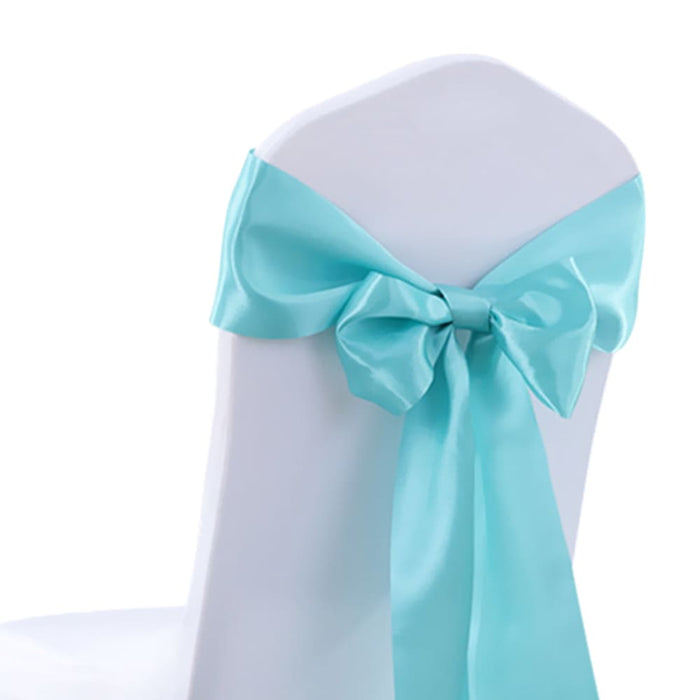 Goslash Picks 50x Satin Chair Sashes Cloth Cover Wedding