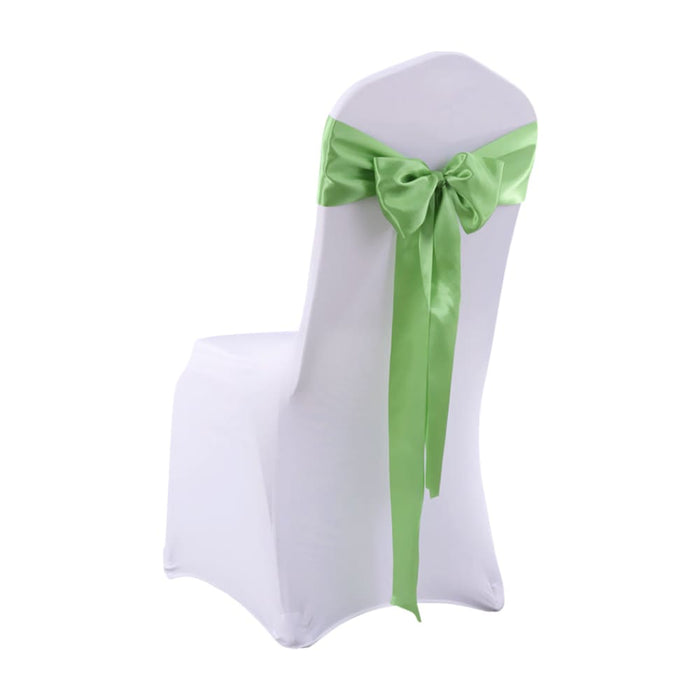 Goslash Picks 20x Satin Chair Sashes Cloth Cover Wedding