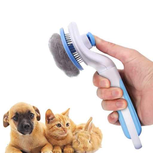 Self Cleaning Pet Grooming Slicker Comb For Shedding