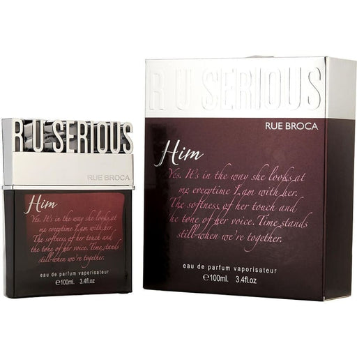 R u Serious Him Edp Spray by Rue Broca for Men - 100 Ml