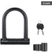 U Shape Bicycle Steel Lock with 2 Keys