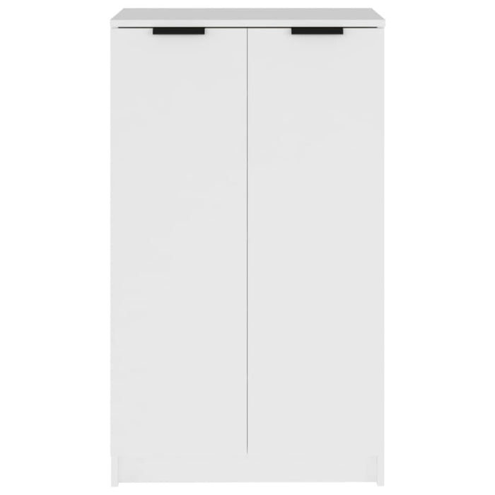 Shoe Cabinet White 59x35x100 Cm Engineered Wood Nooatk