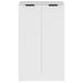 Shoe Cabinet White 59x35x100 Cm Engineered Wood Nooatk