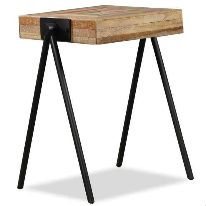Side Table Solid Reclaimed Teak Xapabn