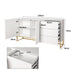 Sideboard Buffet Cabinet Automatic Spring Drawers Storage