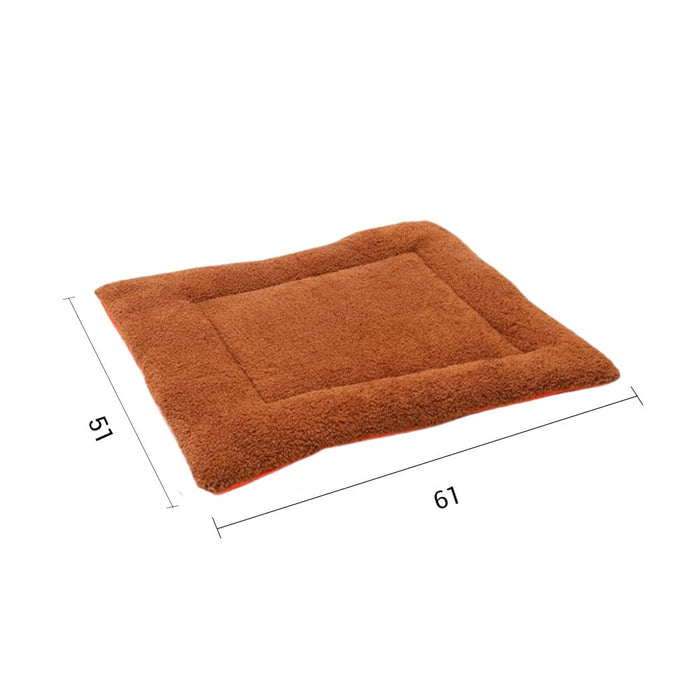 2x Silver Dual-purpose Cushion Nest Cat Dog Bed Warm Plush