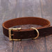 Simple Leather Design Adjustable Puppy Collar