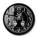 Skeleton Middle Finger Scary Wall Clock Funny Vulgar