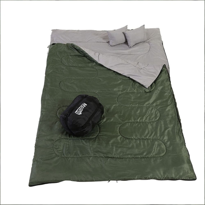 Sleeping Bag Double Bags Outdoor Camping Thermal 0deg-18deg