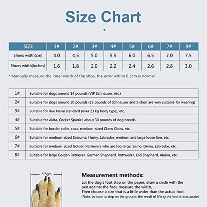 Non-slip Waterproof Comfortable Breathable Pet Boots