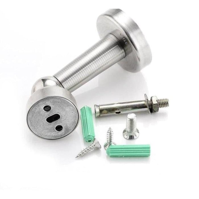 Sliver Stainless Steel Magnetic Door Stop Stopper Holder
