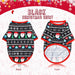 Soft Breathable Santa Clause Snowman Print Pet Clothes