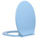 Soft-close Toilet Seat Blue Oval Oapnxx