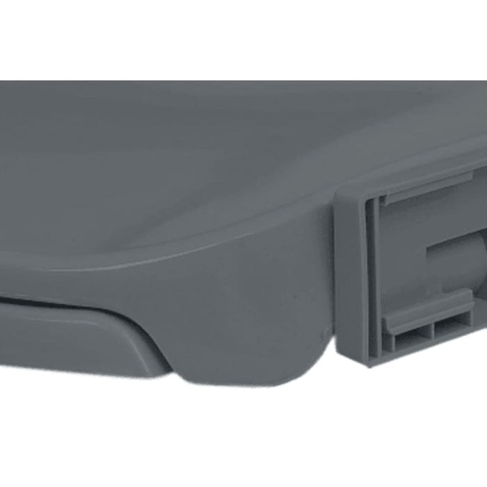 Soft-close Toilet Seat Grey Oval Oapnol