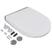 Soft-close Toilet Seat with Quick-release Design White