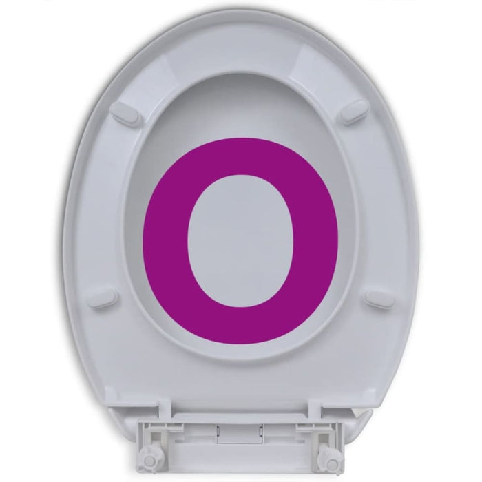 Soft - close Toilet Seat White Oval Oaoilx