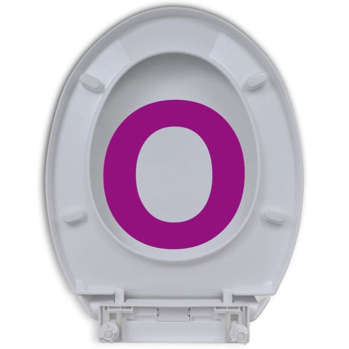 Soft-close Toilet Seat White Oval Oaoilx