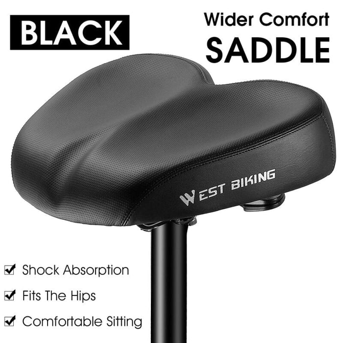 Soft Wider Bicycle Saddle