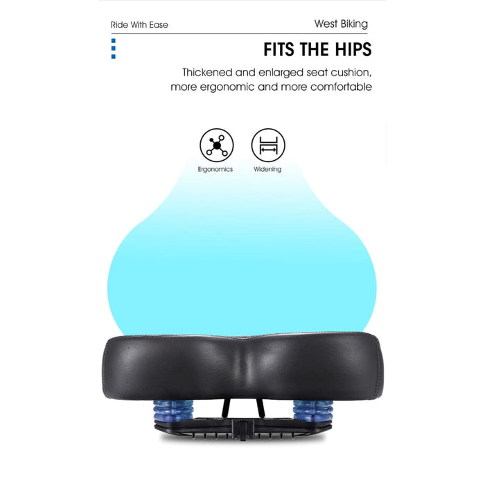 Soft Wider Bicycle Saddle